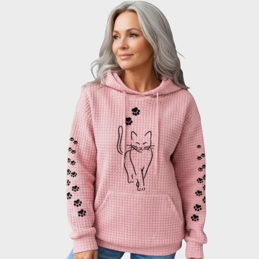 Fatinha | Suéter con Estampado de Gato