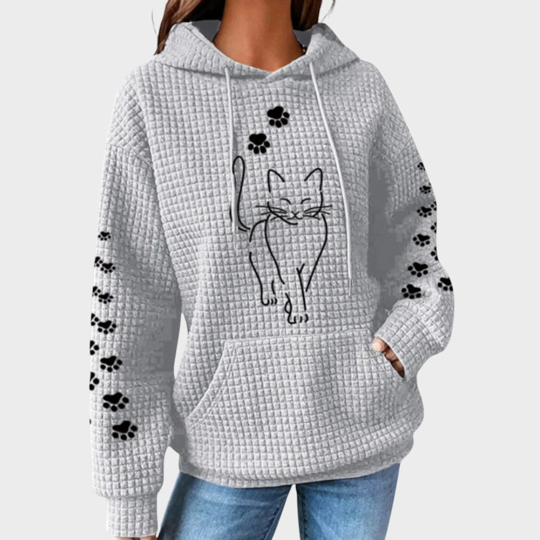 Fatinha | Suéter con Estampado de Gato