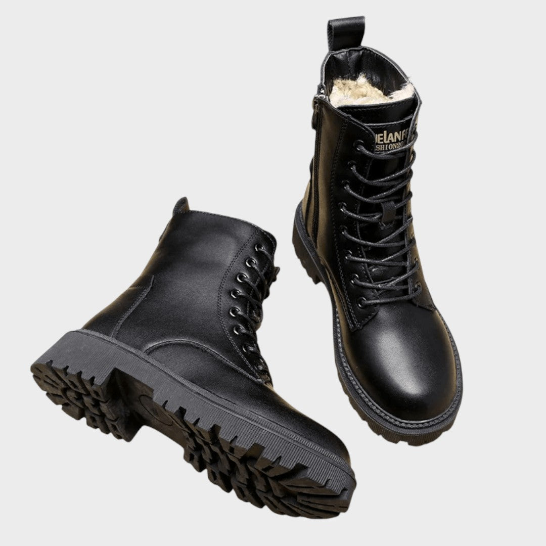 Lotte | Botas con Cordones y Forro de Piel
