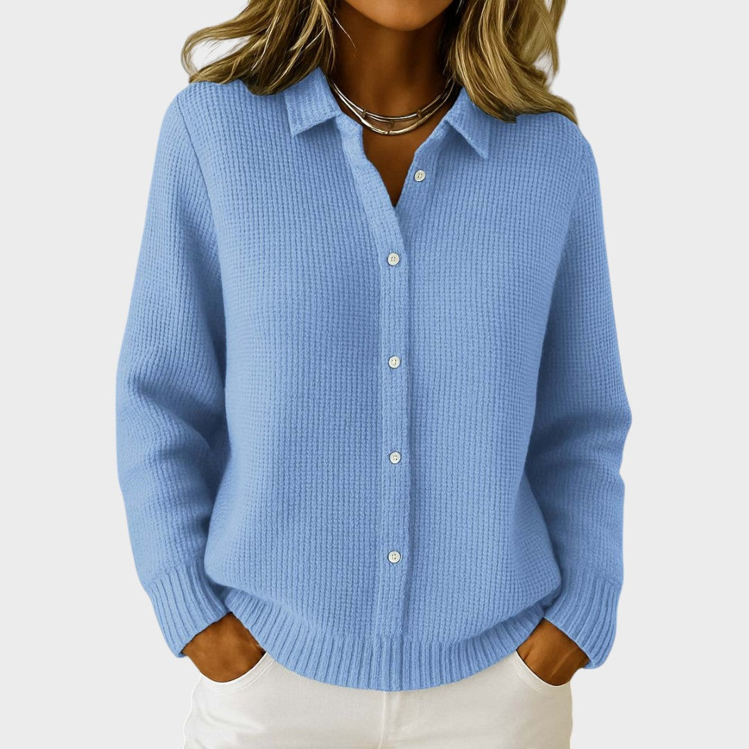 Clara |  Cárdigan Casual de Malla