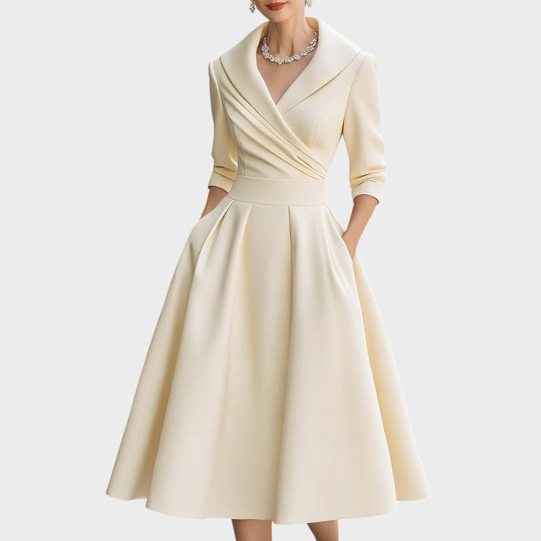 Amália |  Vestido Midi Elegante