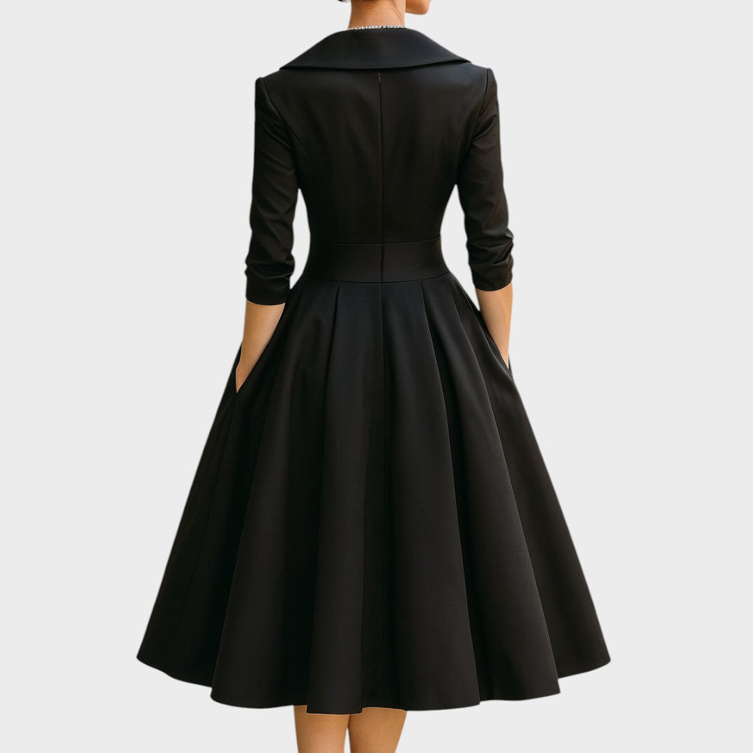 Amália |  Vestido Midi Elegante