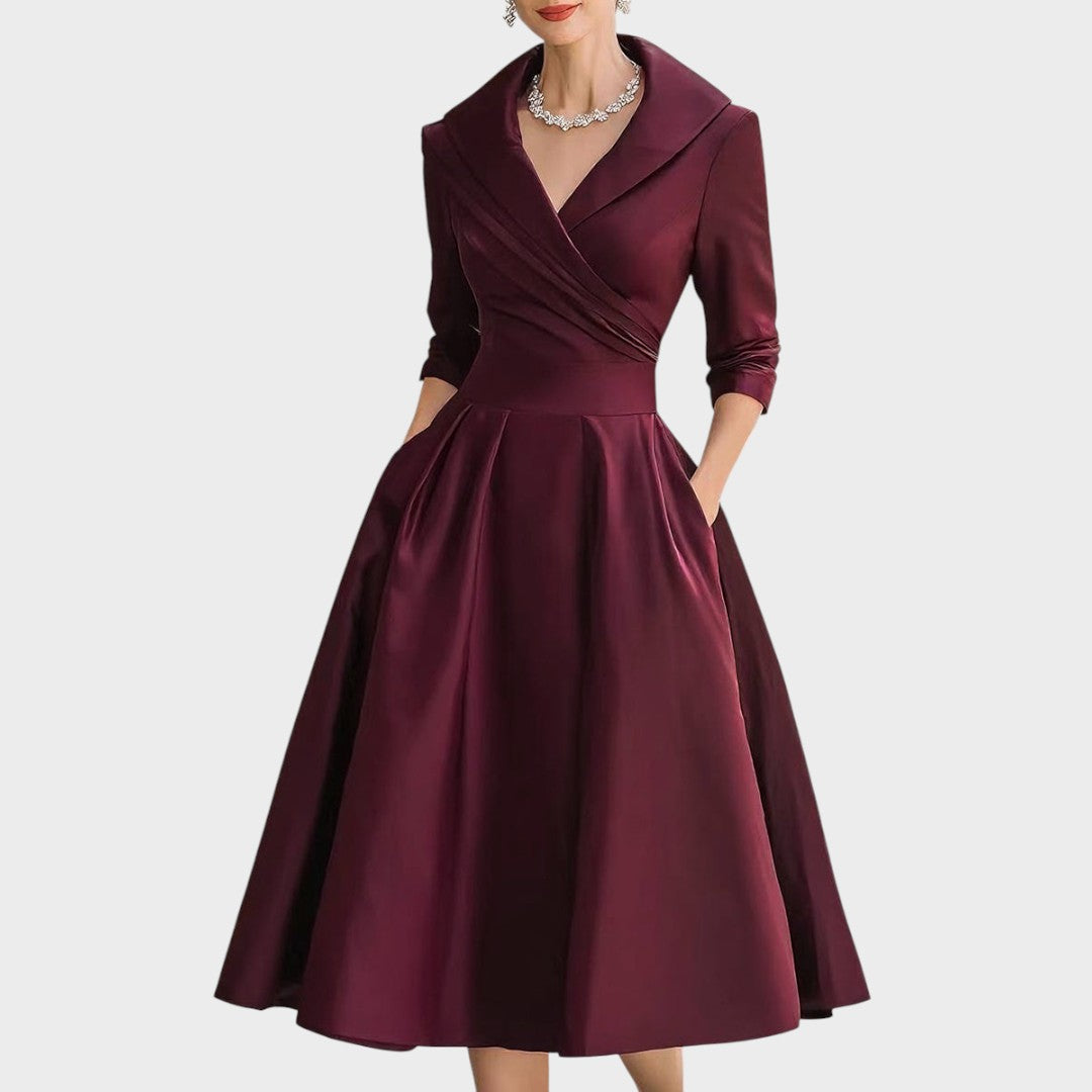 Amália |  Vestido Midi Elegante