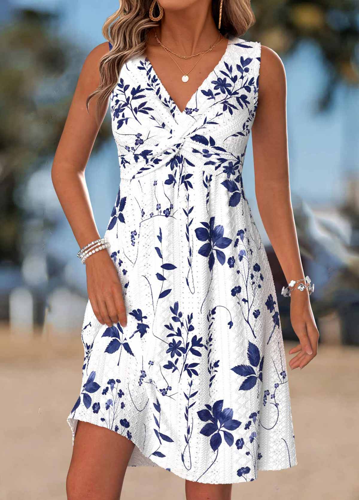 Vestido Celeste Bloom