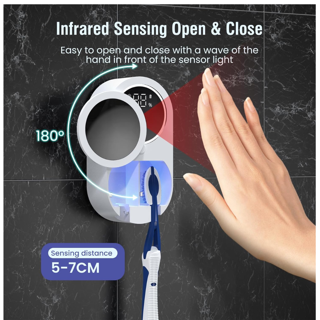 Desinfectador UV-C & UV-A para Cepillos de Dientes