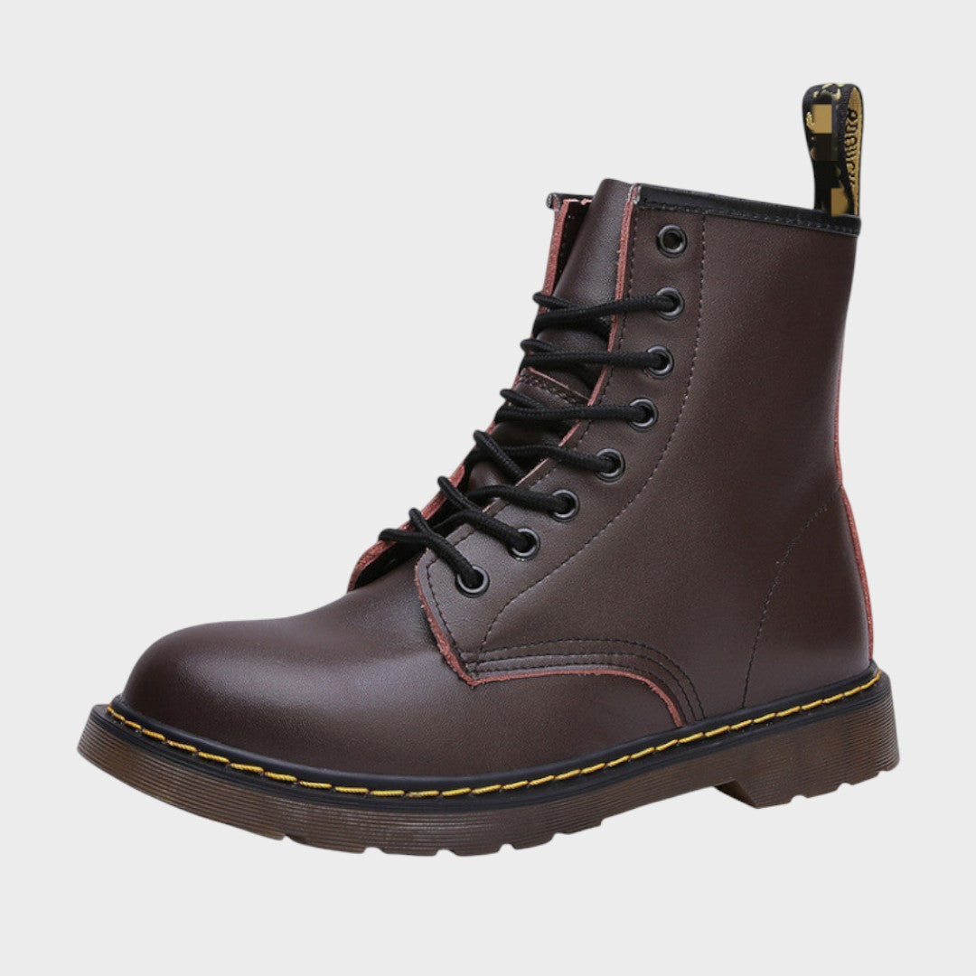 Mariana |  Botas Estilo Militar con Cordones