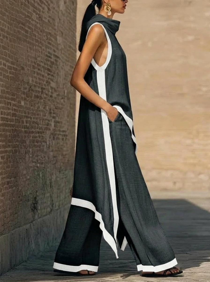 Tarsila | Conjunto griego en lino premium