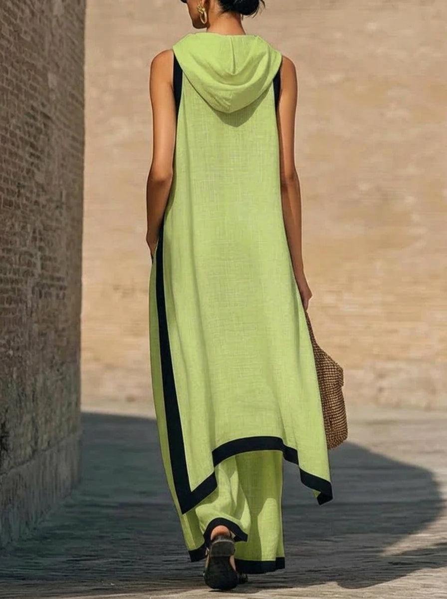 Tarsila | Conjunto griego en lino premium