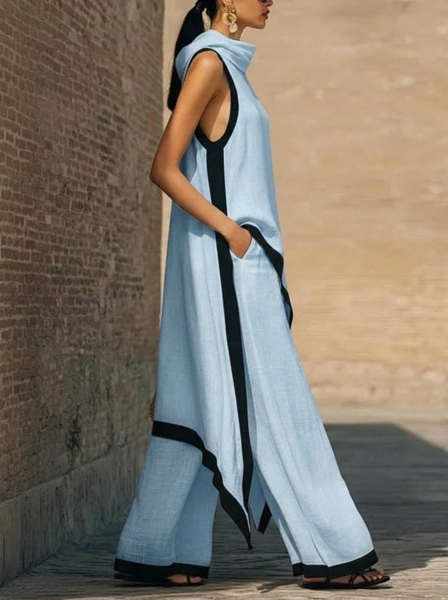 Tarsila | Conjunto griego en lino premium
