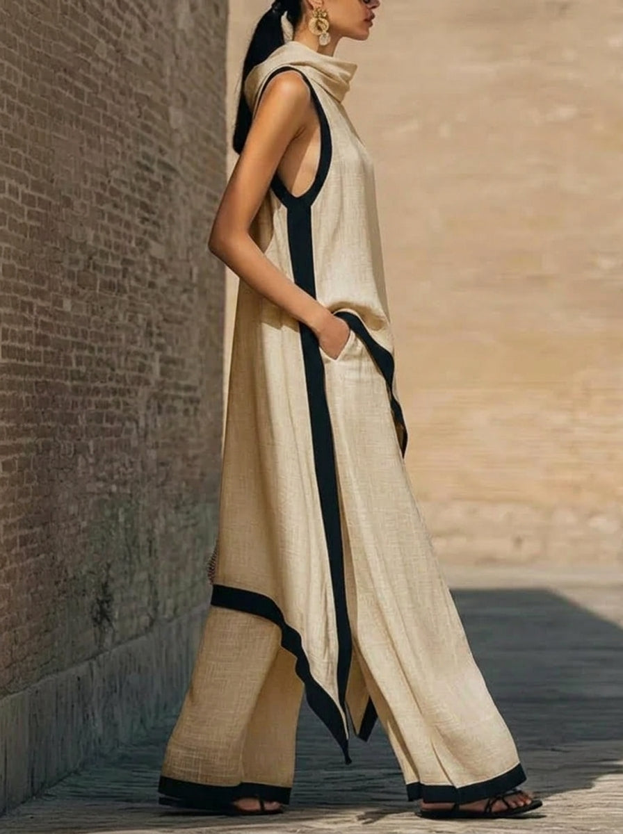 Tarsila | Conjunto griego en lino premium