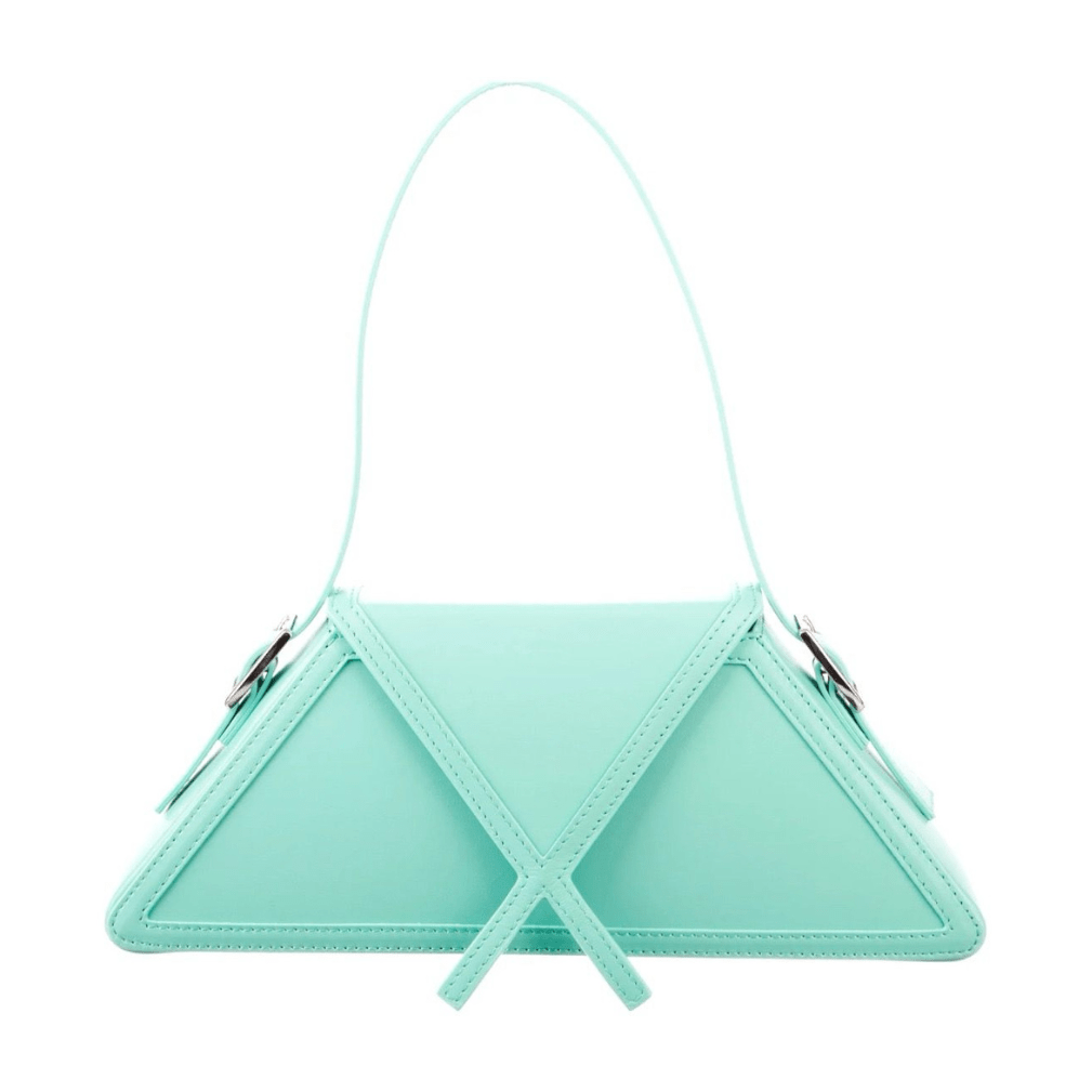 Bolso geométrico de diseño estructurado