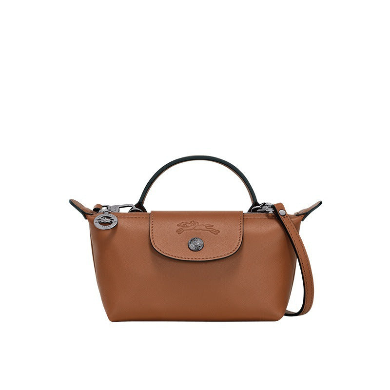 MINI BOLSO DE PIEL | MARRÓN