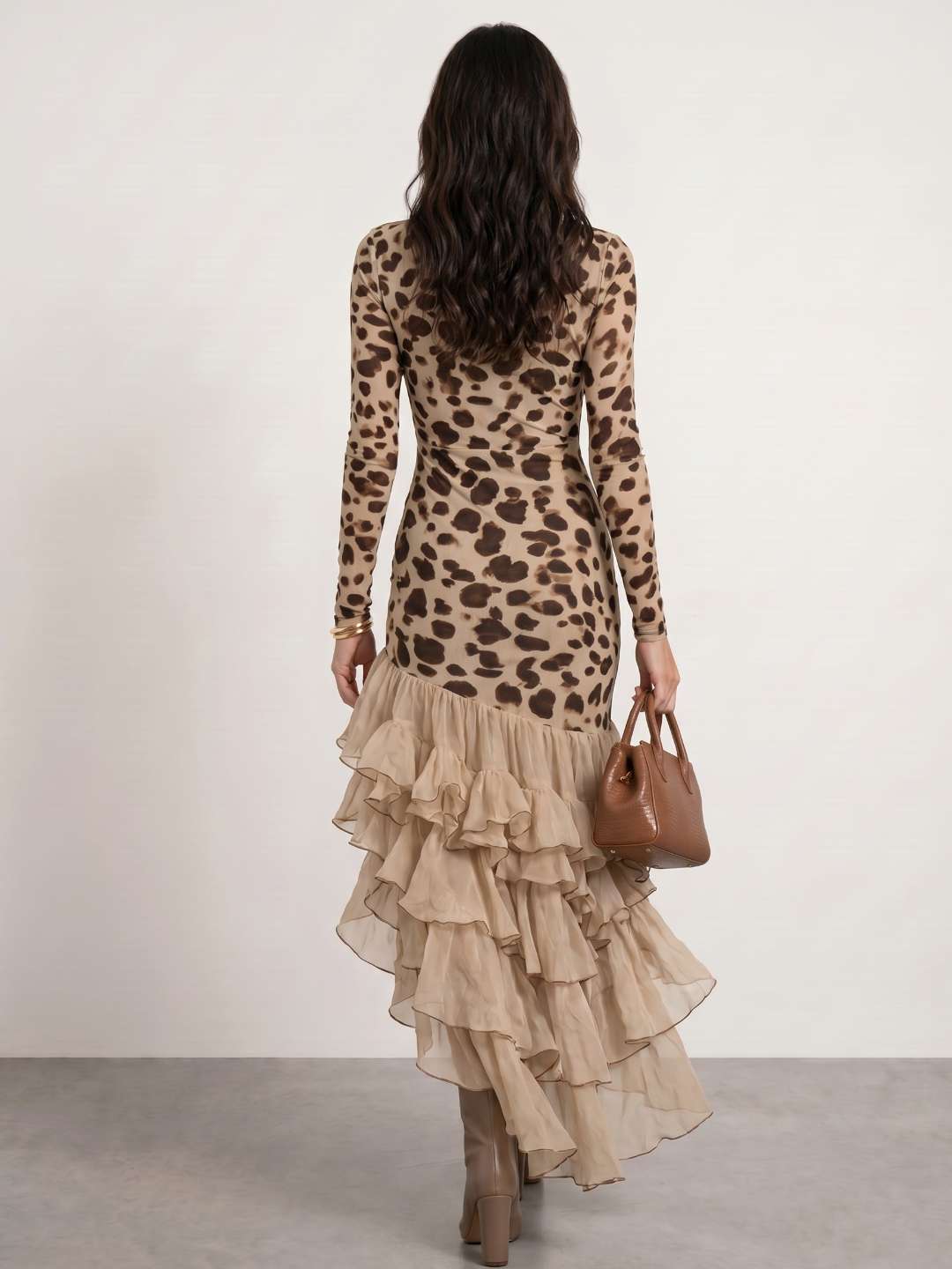 Vestido estampado animal print