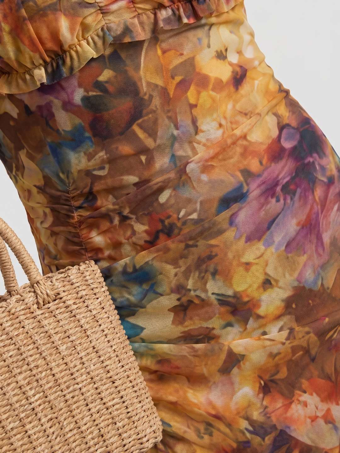 Vestido boho estampado floral