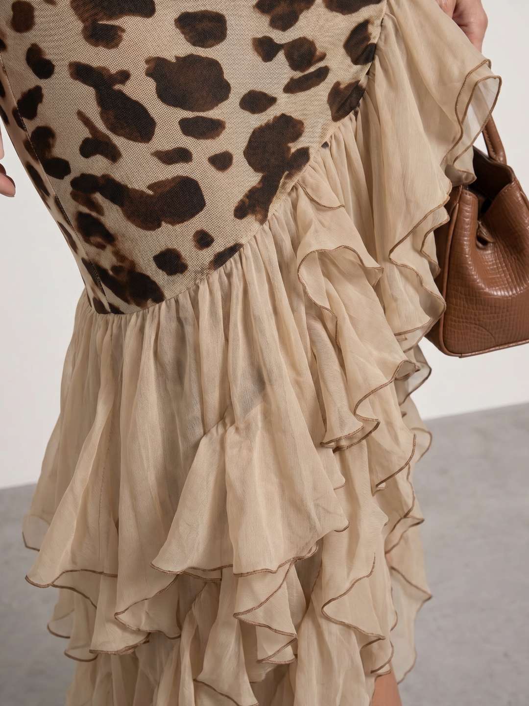 Vestido estampado animal print