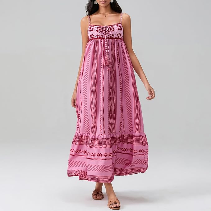 AMAPOLA™ | Vestido bohemio de verano - Nhaura