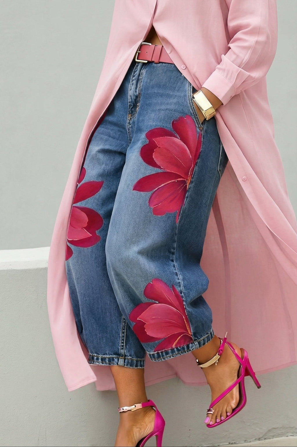 AURORA | VAQUERO ESTAMPADO ARTÍSTICO - Nhaura