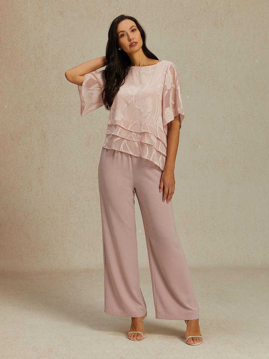 Blusa floral de gasa con capas - Nhaura