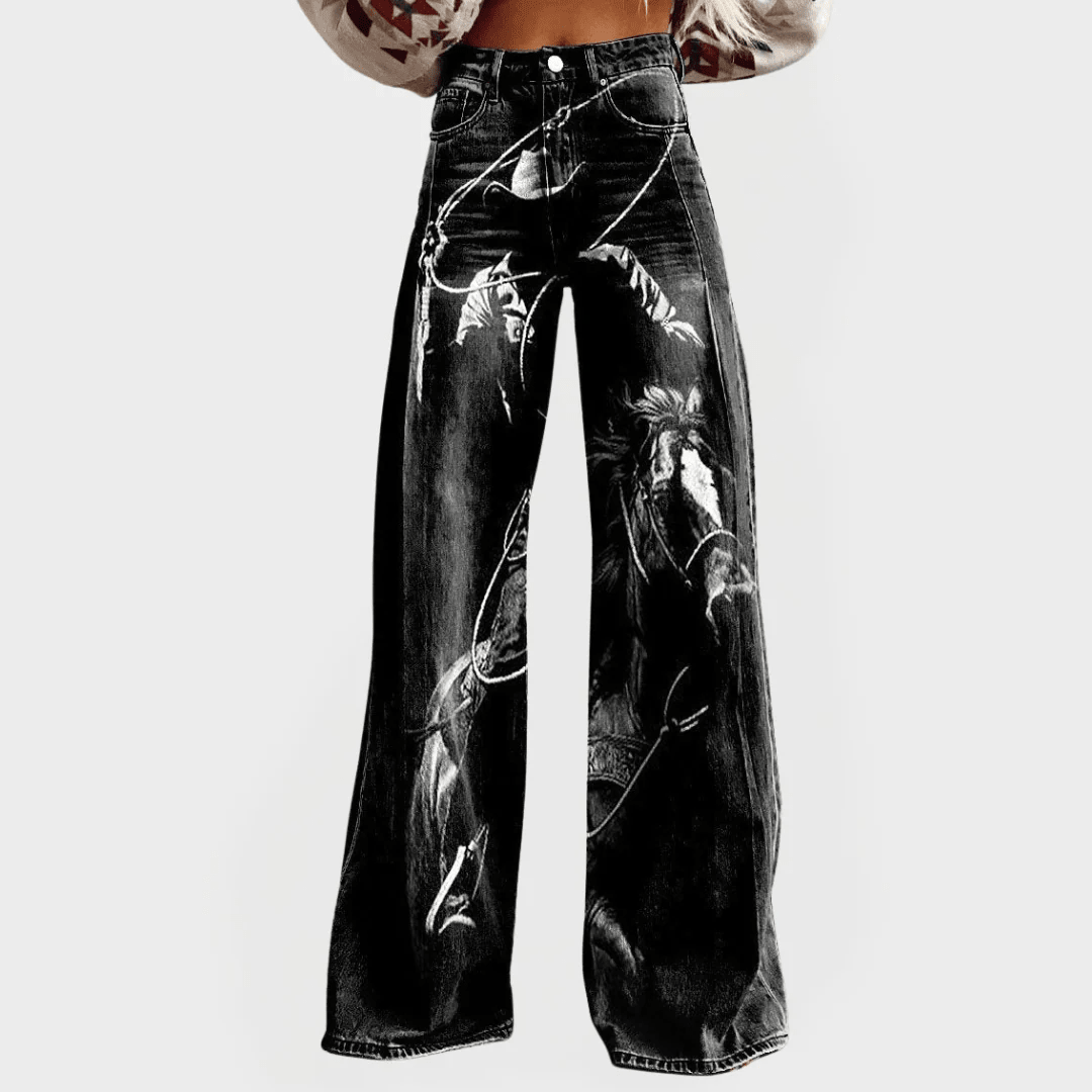 BOBE | VAQUEROS OVERSIZE DE CORTE ANCHO - Nhaura