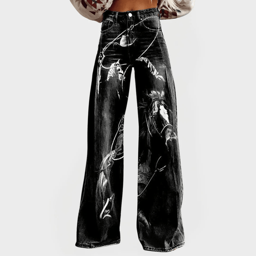 BOBE | VAQUEROS OVERSIZE DE CORTE ANCHO - Nhaura