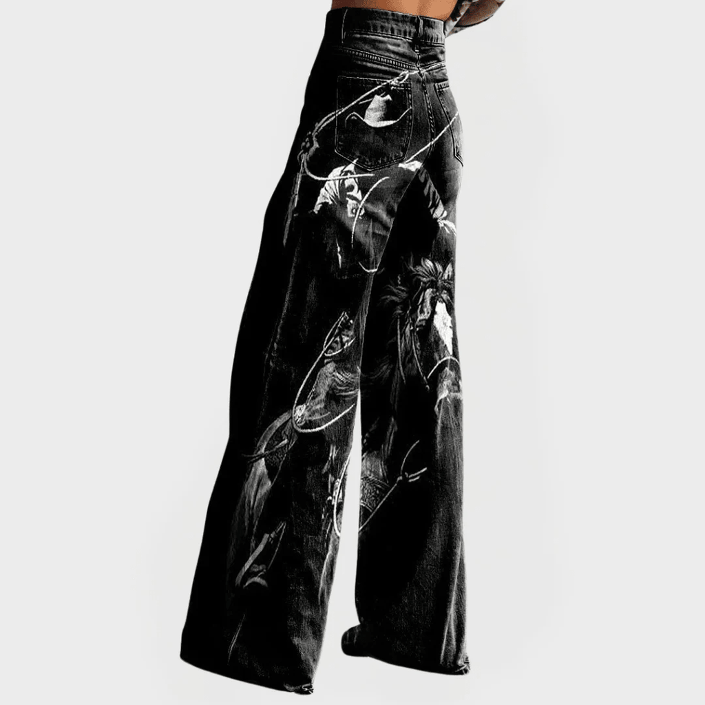 BOBE | VAQUEROS OVERSIZE DE CORTE ANCHO - Nhaura