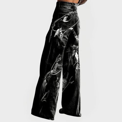 BOBE | VAQUEROS OVERSIZE DE CORTE ANCHO - Nhaura