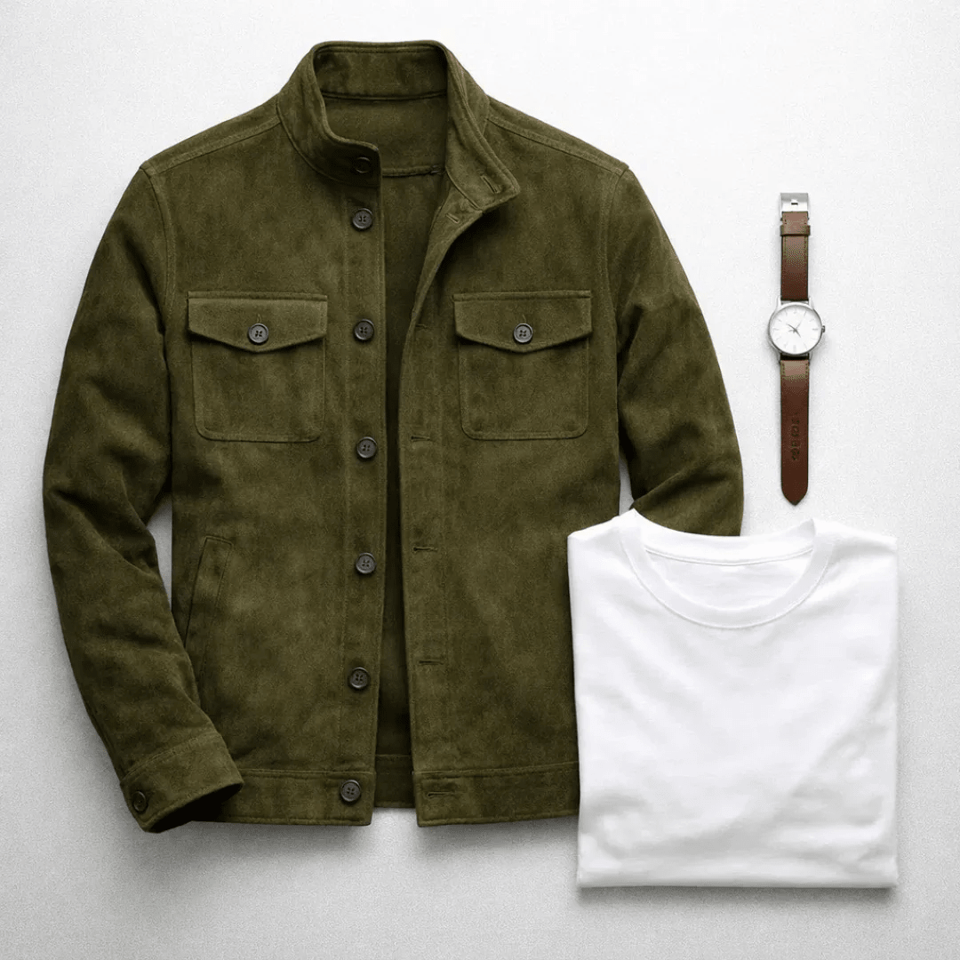 CASTI | CHAQUETA DE ANTE ENTRETIEMPO - Nhaura
