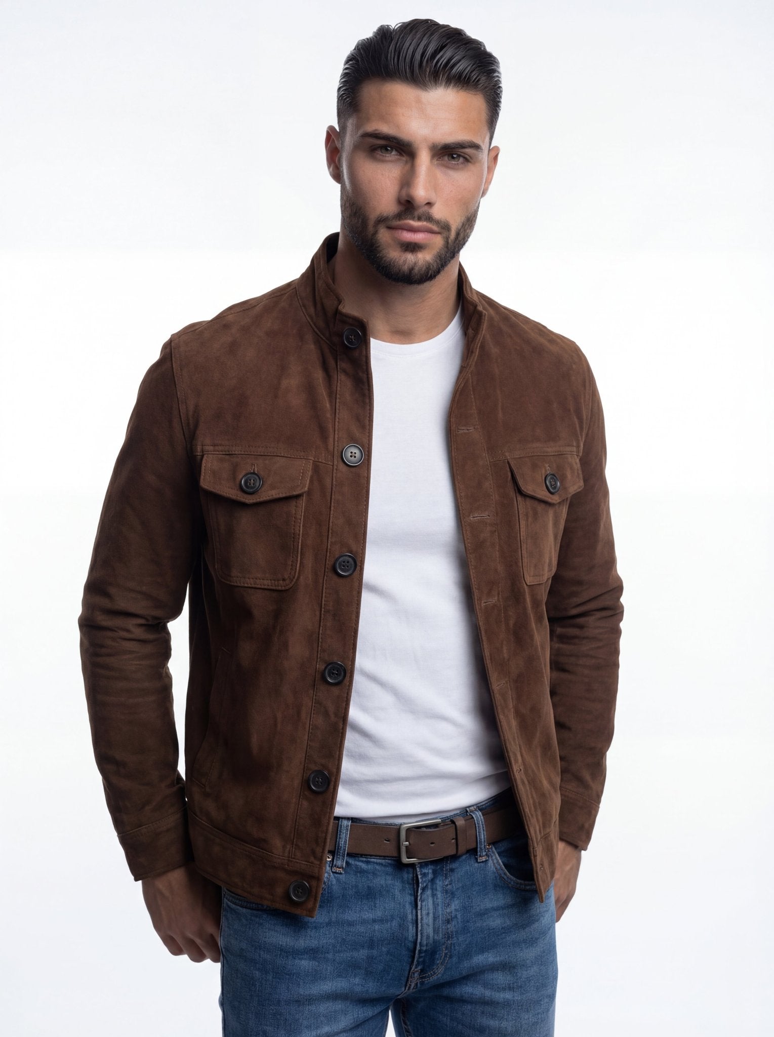 CASTI | CHAQUETA DE ANTE ENTRETIEMPO - Nhaura
