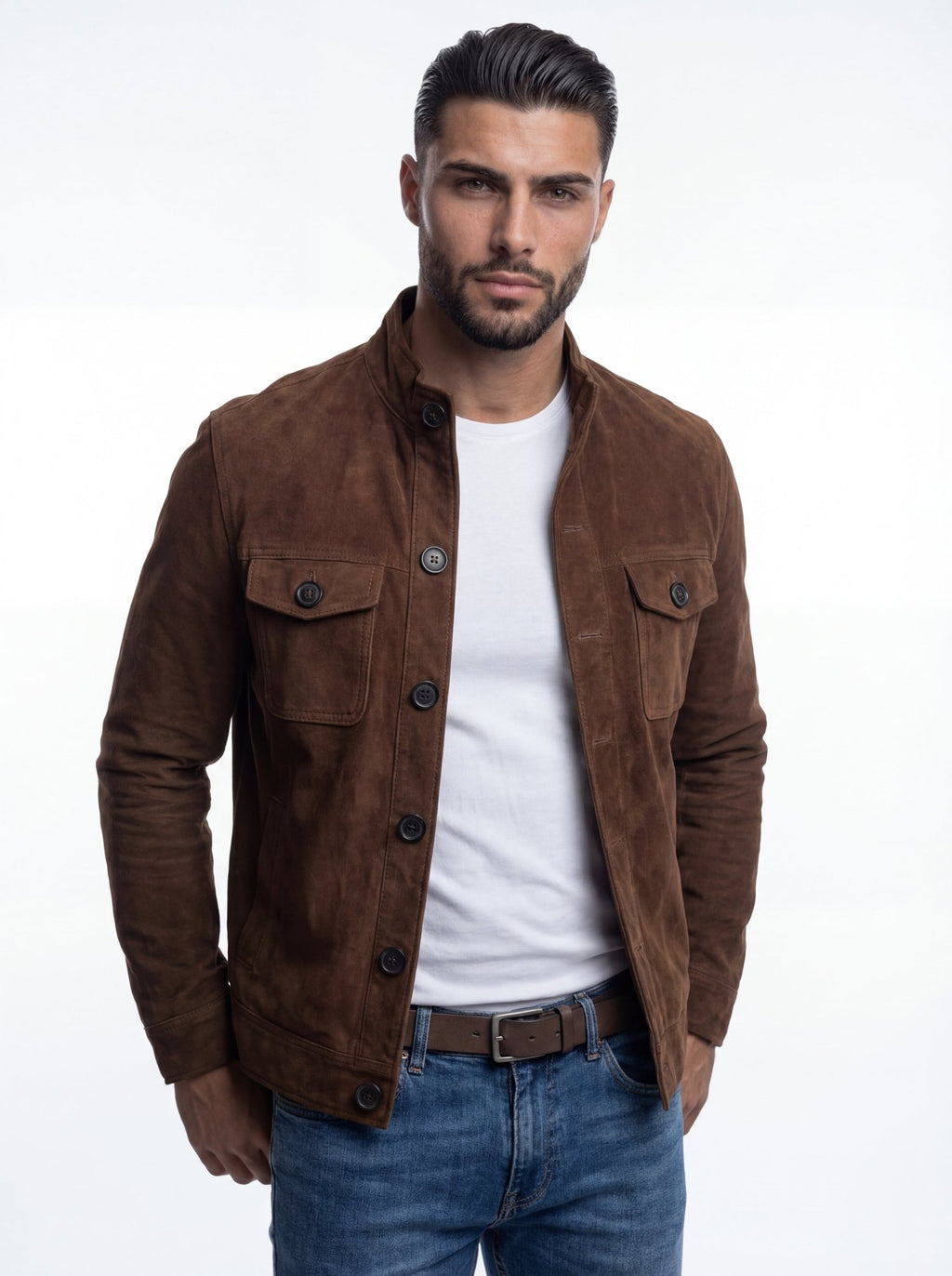 CASTI | CHAQUETA DE ANTE ENTRETIEMPO - Nhaura