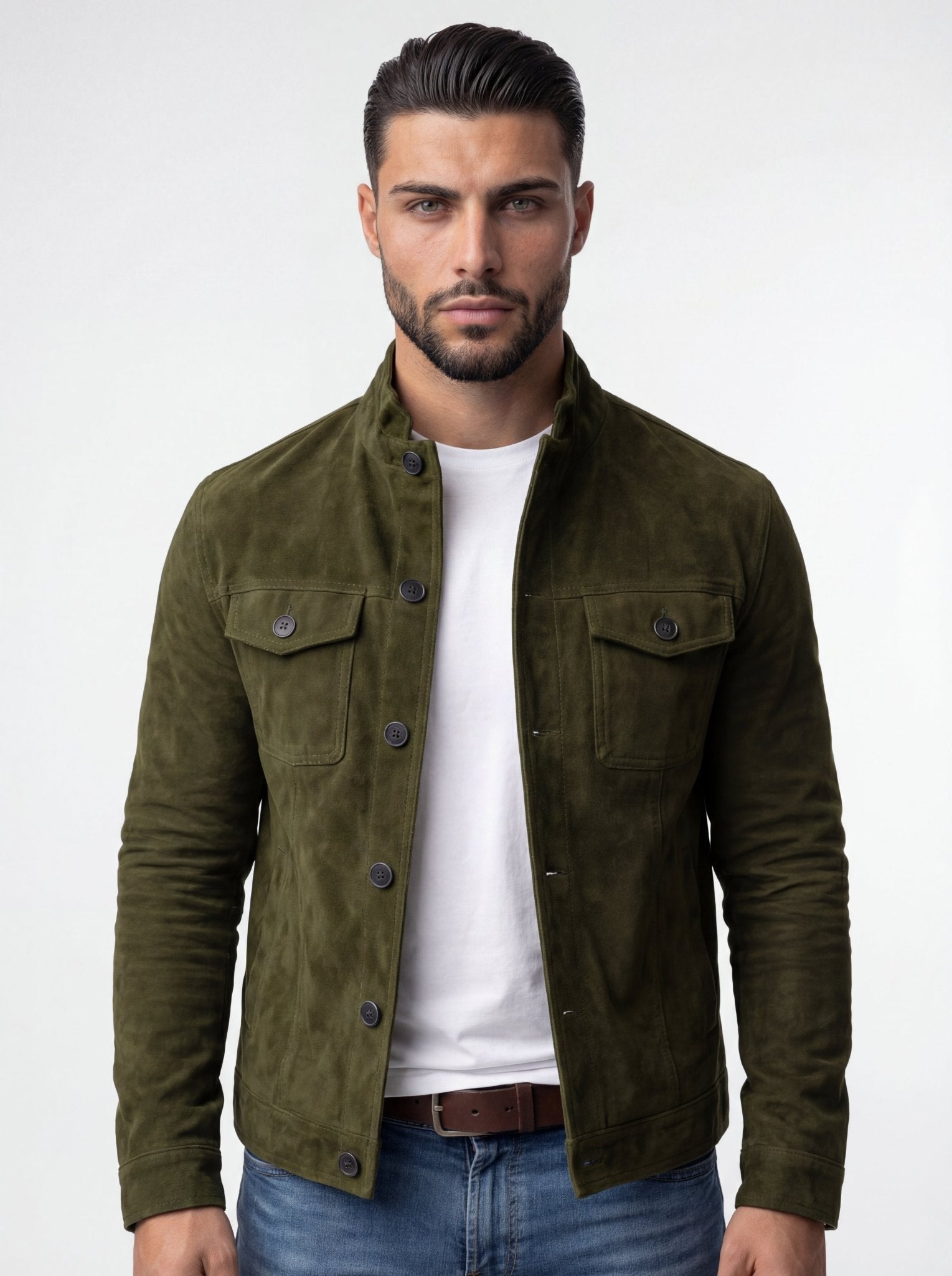 CASTI | CHAQUETA DE ANTE ENTRETIEMPO - Nhaura