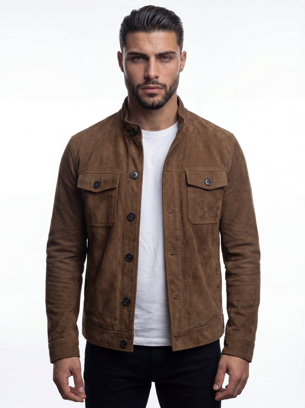 CASTI | CHAQUETA DE ANTE ENTRETIEMPO - Nhaura