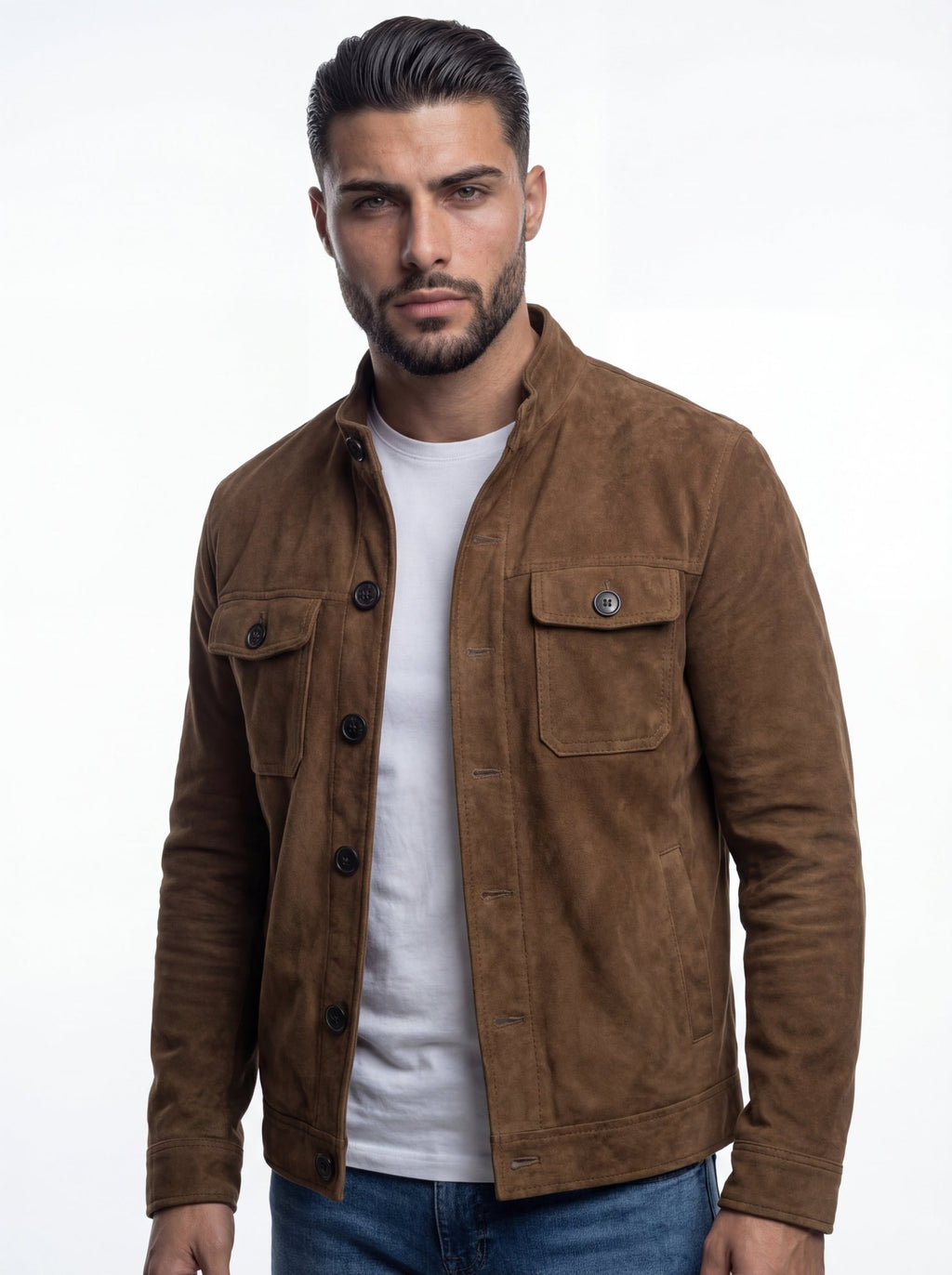 CASTI | CHAQUETA DE ANTE ENTRETIEMPO - Nhaura