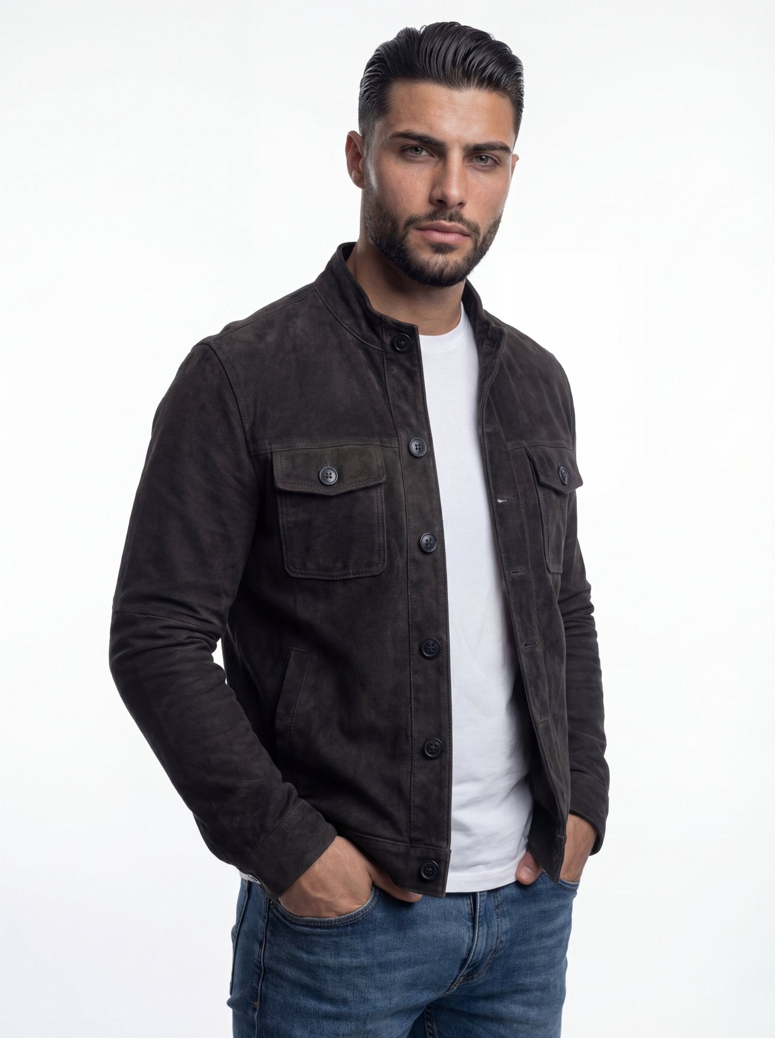 CASTI | CHAQUETA DE ANTE ENTRETIEMPO - Nhaura