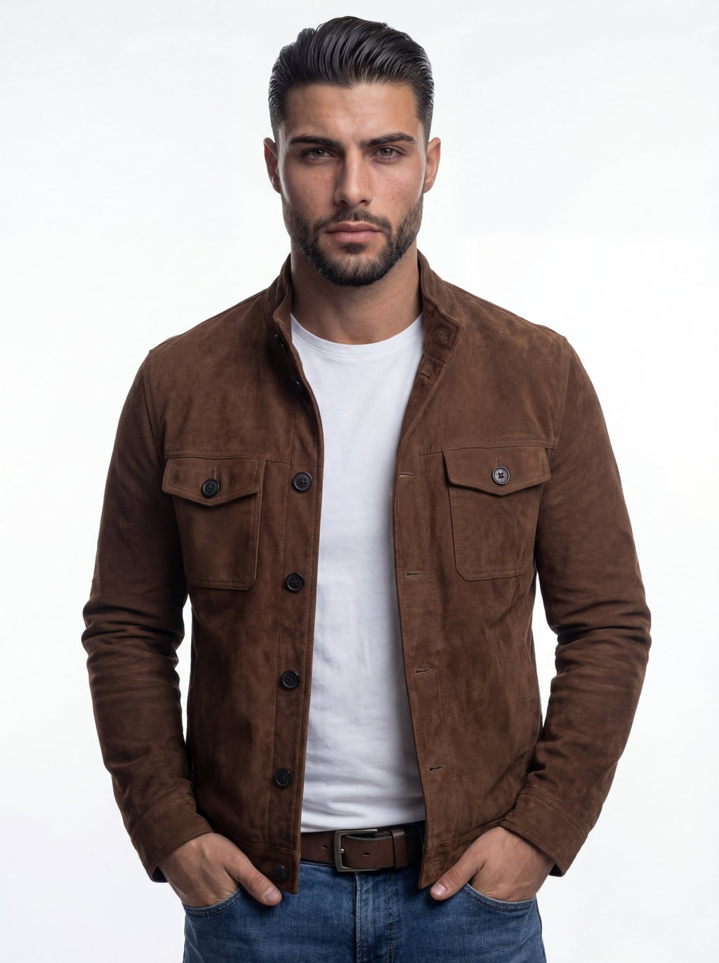 CASTI | CHAQUETA DE ANTE ENTRETIEMPO - Nhaura