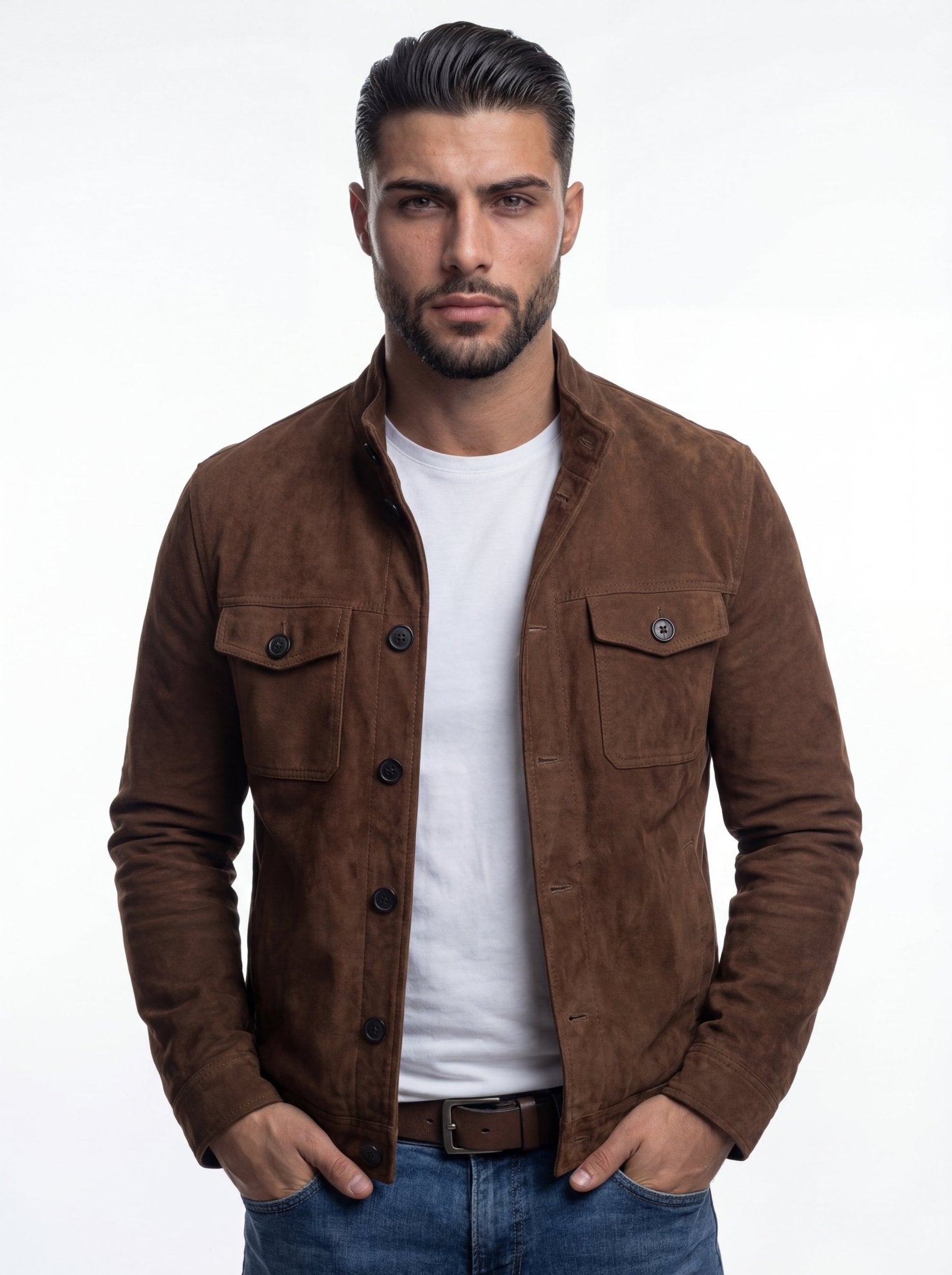 CASTI | CHAQUETA DE ANTE ENTRETIEMPO - Nhaura