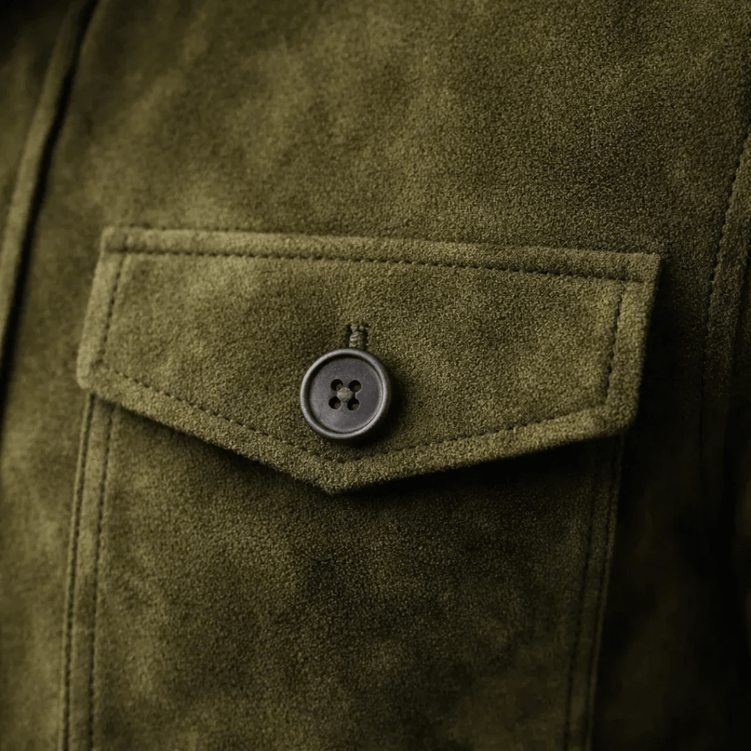 CASTI | CHAQUETA DE ANTE ENTRETIEMPO - Nhaura