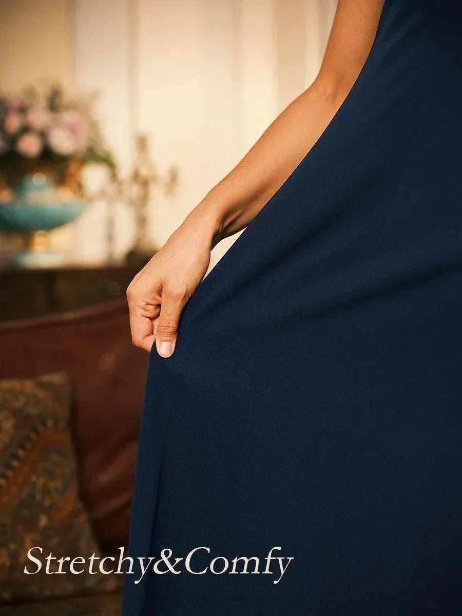 Conjunto de vestido floral bordado en encaje y tul - Nhaura