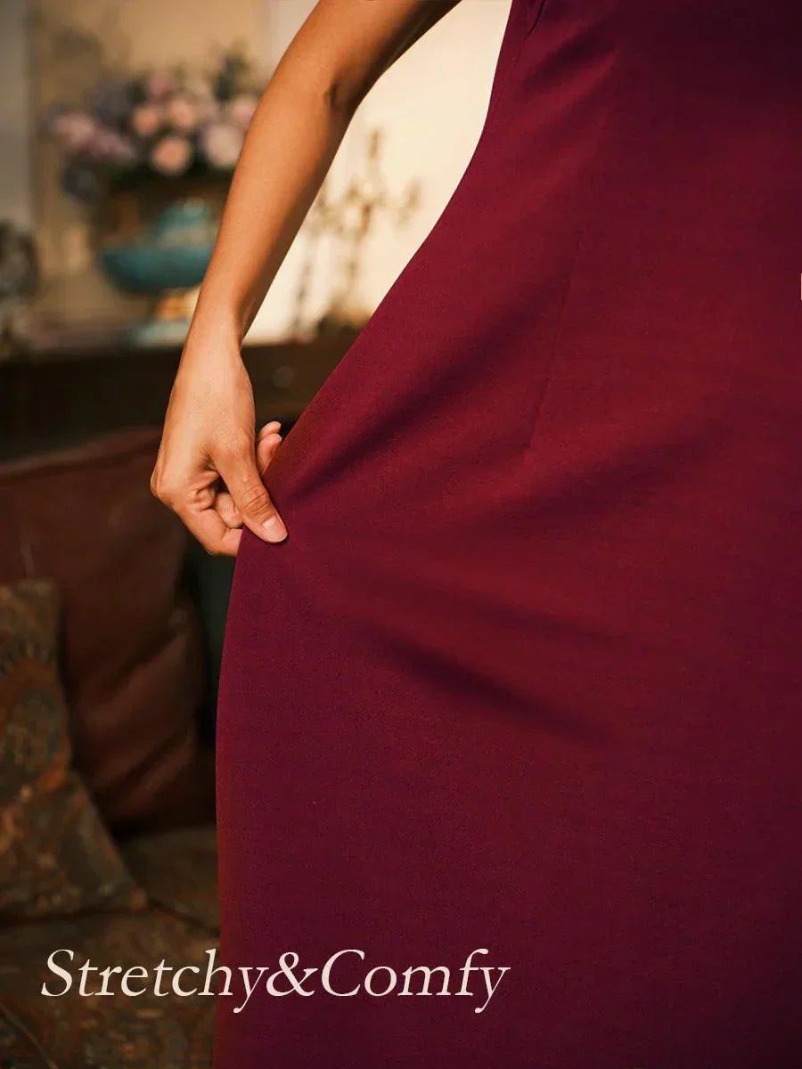 Conjunto de vestido floral bordado en encaje y tul - Nhaura