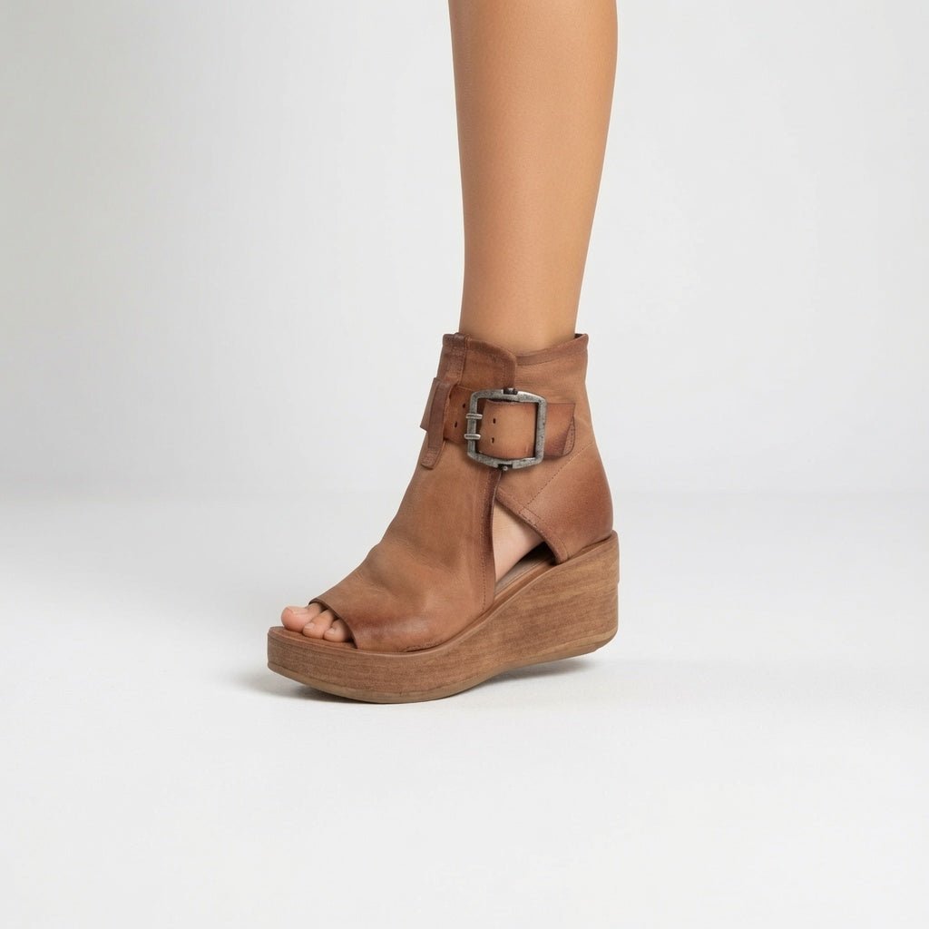 CUÑEIRA™ | BOTINES CON HEBILLA - Nhaura