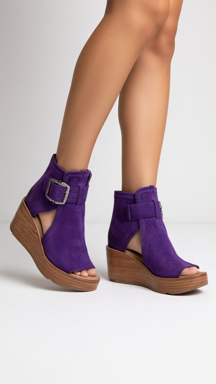 CUÑEIRA™ | BOTINES CON HEBILLA - Nhaura