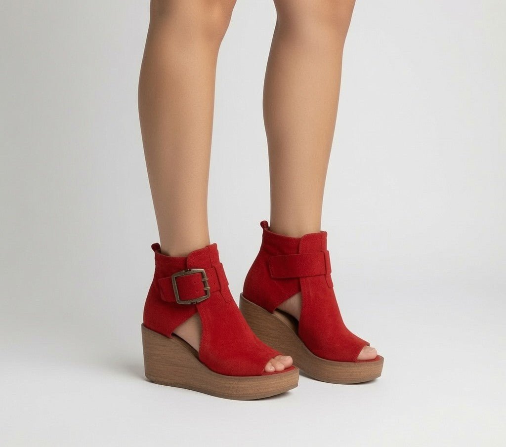 CUÑEIRA™ | BOTINES CON HEBILLA - Nhaura