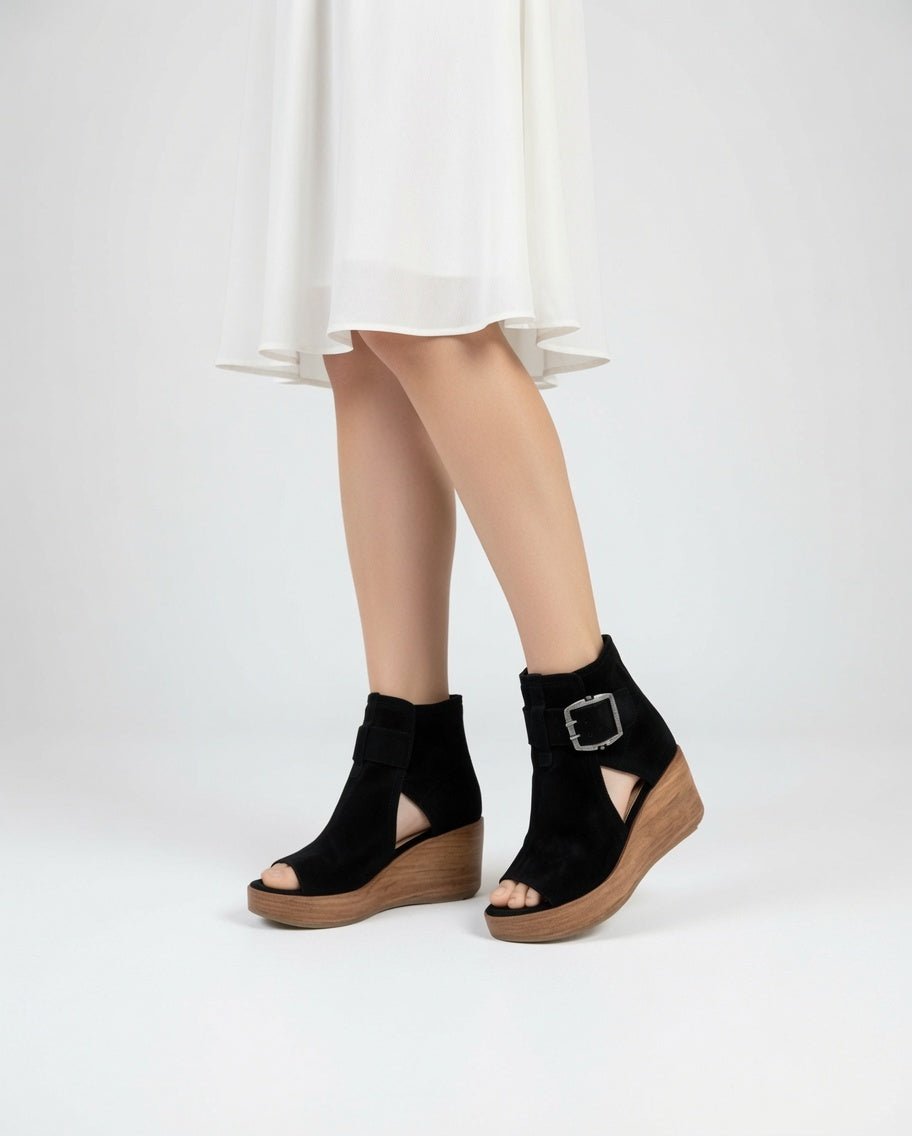 CUÑEIRA™ | BOTINES CON HEBILLA - Nhaura