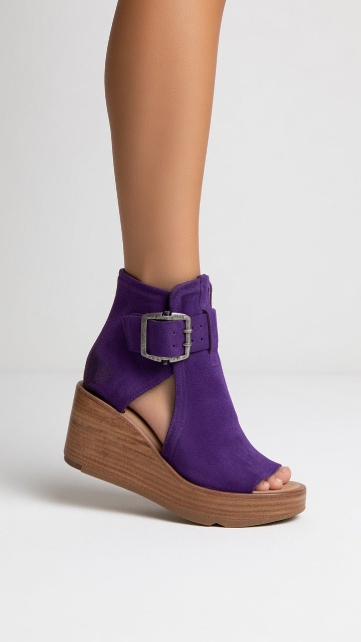 CUÑEIRA™ | BOTINES CON HEBILLA - Nhaura