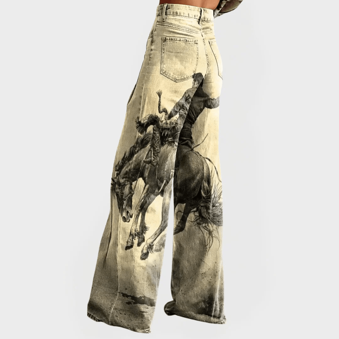 DIPLOMATIC | VAQUEROS OVERSIZE DE CORTE ANCHO - Nhaura