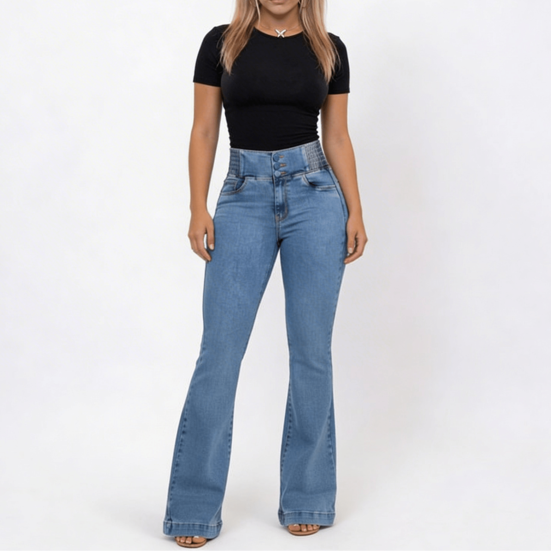 DOM | JEANS DE TIRO ALTO - Nhaura