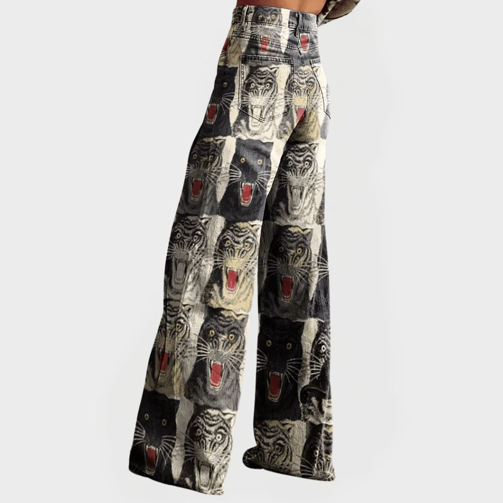 FELINE | VAQUEROS OVERSIZE DE CORTE ANCHO - Nhaura