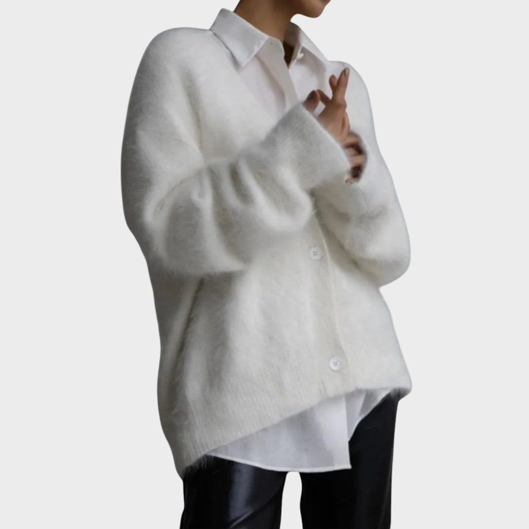Daniela | Cardigan de Mezcla de Cachemira Suave