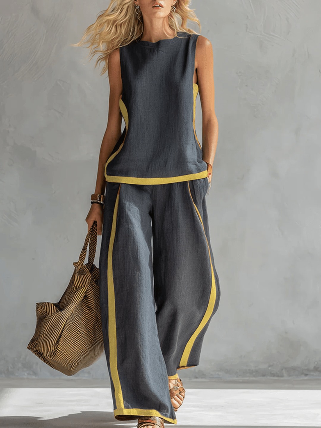 GIULIETTA | CONJUNTO DESENFADADO BICOLOR - Nhaura