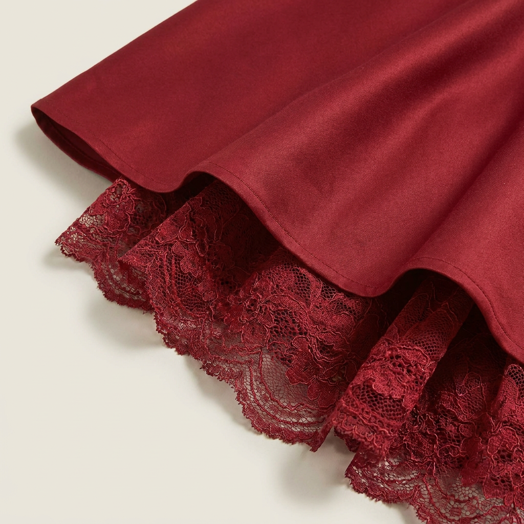 Vestido Midi Corsé Polipiel Falda Evasé Vuelo para Mujer