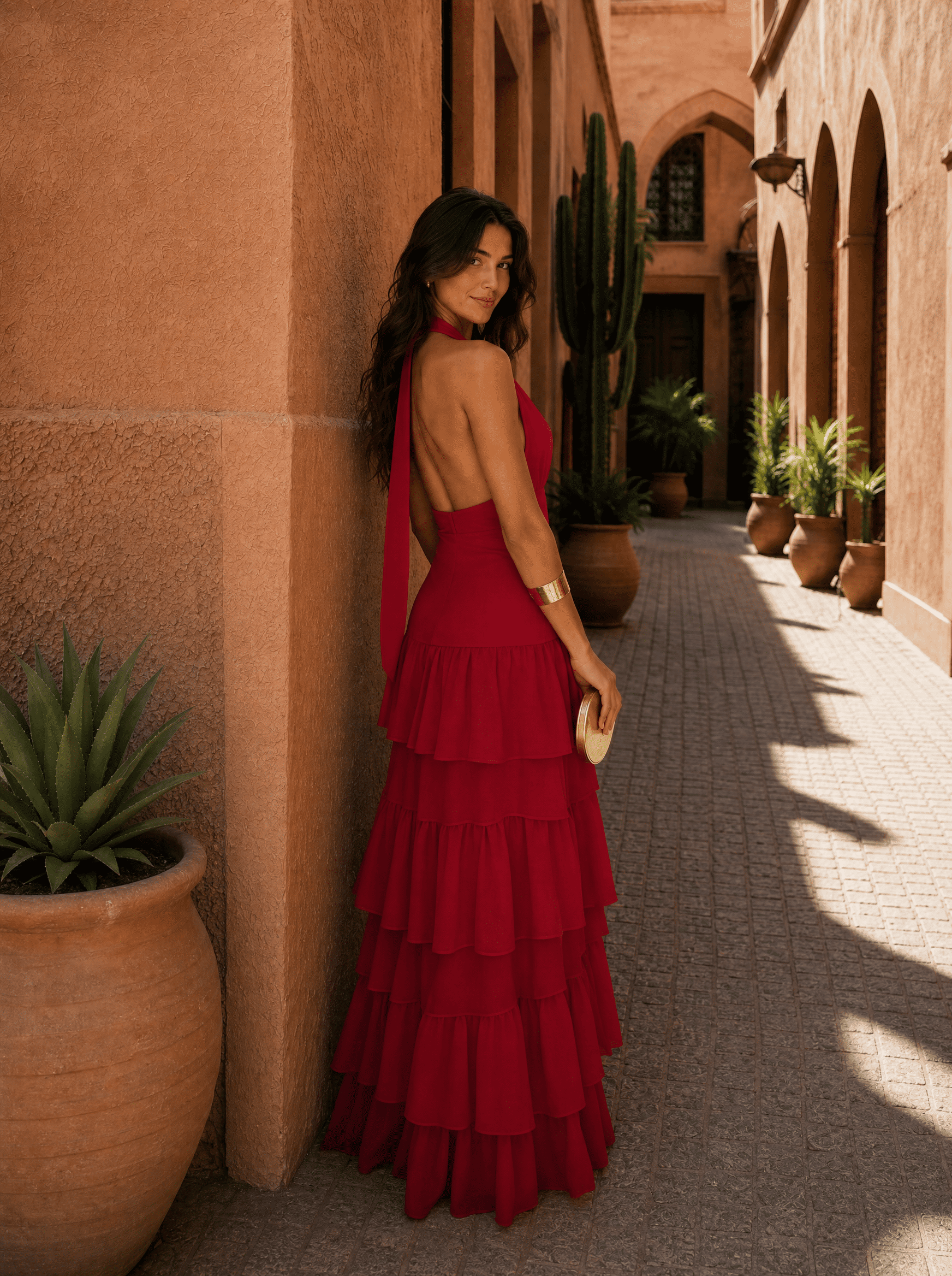 Vestido Manila en rojo
